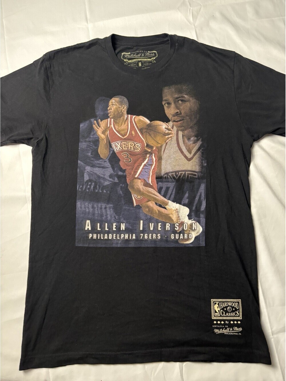 Men's Medium Allen Iverson Mitchell & Ness Hardwood Classics